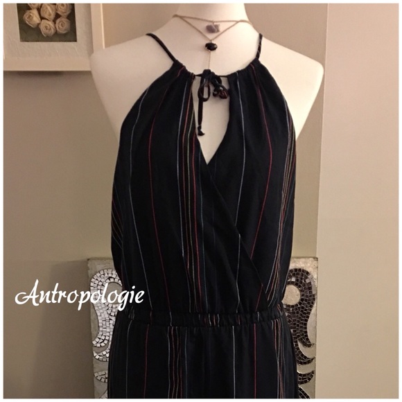 Antropologie Striped Halter Dolan Jumpsuit - Picture 5 of 8
